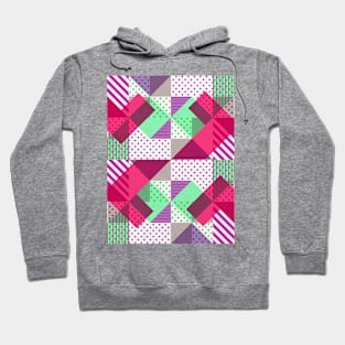 Geometric Polka Dots Petit Pois Neon Hoodie